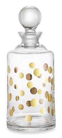 Cocktail Collection (Gold Decor) Decanter & Stopper