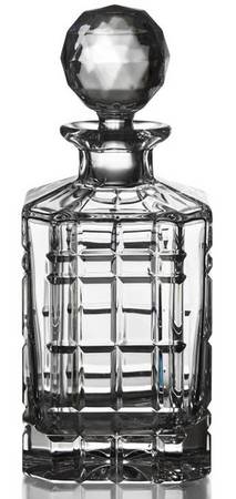 Plaid Decanter & Stopper