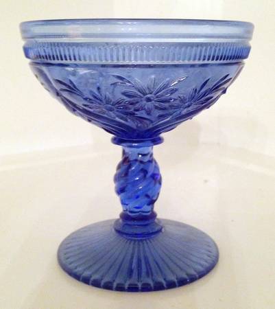 Flower Window Blue Champagne/Tall Sherbet