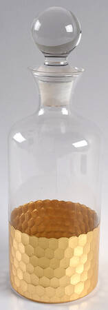Daphne Gold Decanter & Stopper