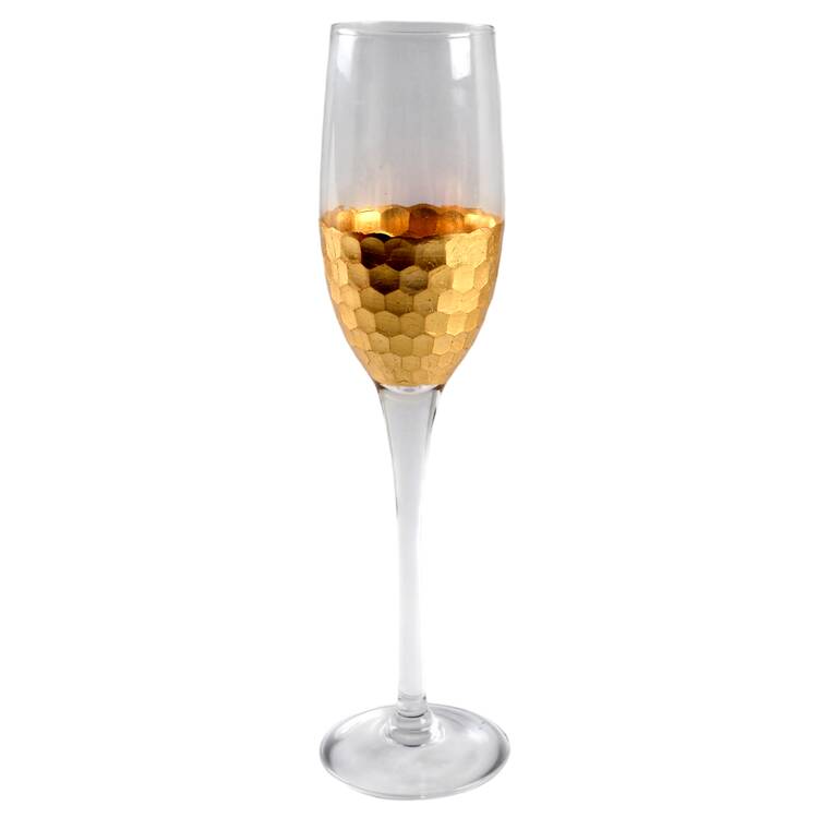 Daphne Gold Fluted Champagne