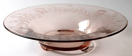 Sunberry-Orchid (Lt. Purple) 12" 3-Toed Footed Bowl