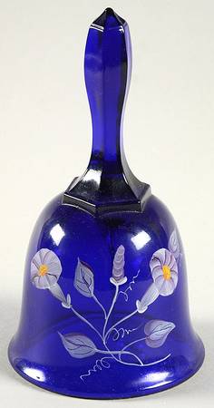 Morning Glories on Cobalt by Fenton