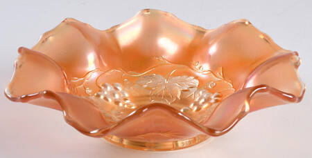 Vintage Marigold (Carnival) 7" Round Crimped Bowl