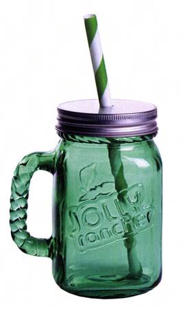 Jolly Jars Mug & Lid with Straw