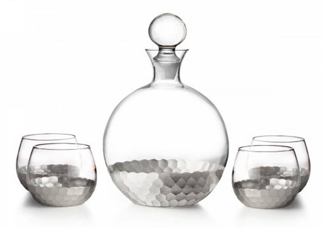 Daphne Silver Decanter & Stopper