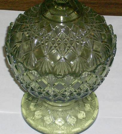 Fine Cut &amp; Block Green by Fenton