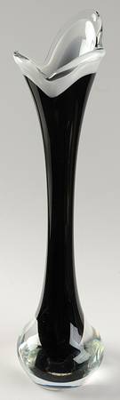 Art Glass 18" Flower Vase