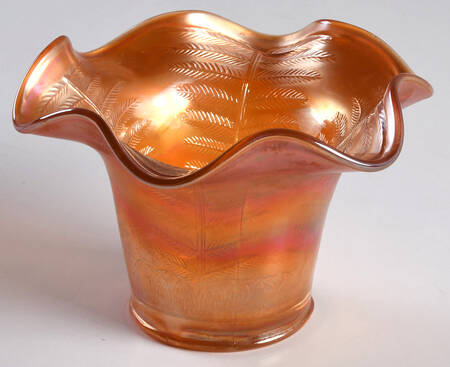 Fern Panels Marigold Carnival by Fenton