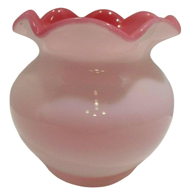 Peach Blow 6" Flower Vase