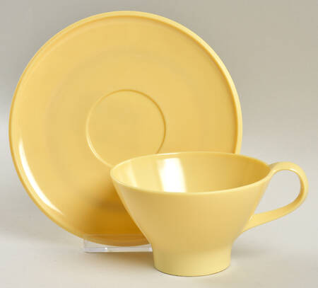 Casual Flair Melamine CUP & SAUCER SET-FOOTED