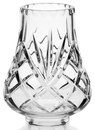 Ashford (Cut Base) Hurricane Lamp & Globe by Galway