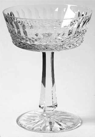 Claddagh (Older, Square Bowl) Champagne/Tall Sherbet