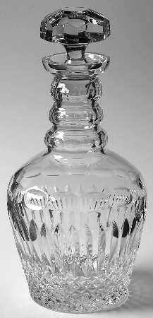 Claddagh (Older, Square Bowl) Wine Decanter & Stopper by Galway