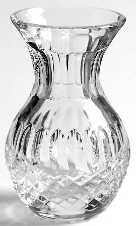 Claddagh (Older, Square Bowl) Violet Vase