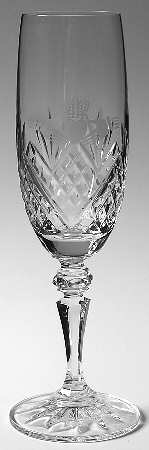 Claddagh (Newer, Round Bowl) Fluted Champagne