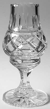 Clifden (Cut, Including Base) Hurricane Lamp & Globe