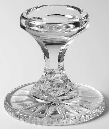 Clifden (Cut, Including Base) Hurricane Lamp, No Globe