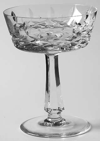 Clifden (Plain Base) Champagne/Tall Sherbet