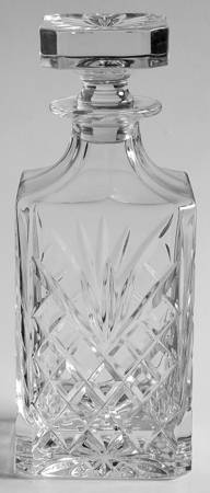 Clifden (Newer) Square Decanter with Stopper