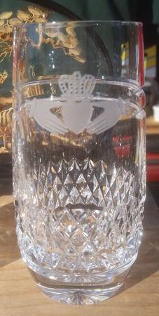 Claddagh Ring (Older, Etched Hands) Highball