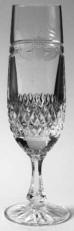 Claddagh Ring (Older, Etched Hands) Fluted Champagne