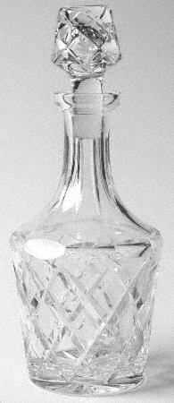 O'Brien (Cut Base) Decanter & Stopper