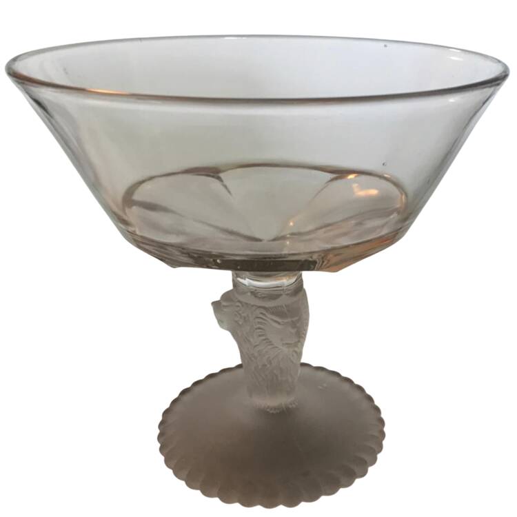 Lion Clear 14" Tall Compote No Lid