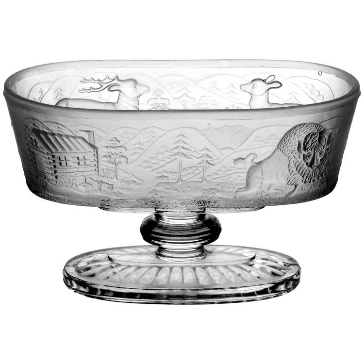 Westward Ho 7" Length Oval Compote No Lid