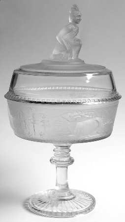 Westward Ho 7" Compote & Lid