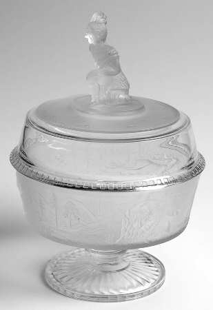 Westward Ho 5" Compote & Lid
