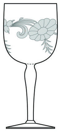 1500-2 Water Goblet