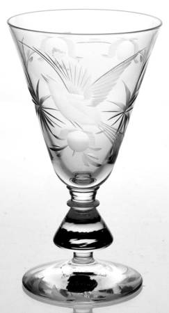 Bird of Paradise Clear (Stem 896) Juice Glass