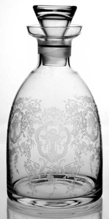 Bridal Bouquet (Stem #35) Decanter & Stopper by Glastonbury - Lotus