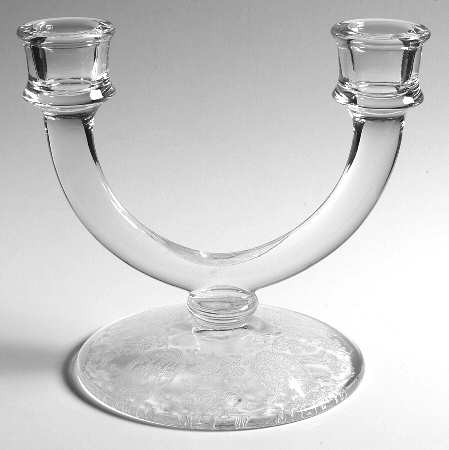 Bridal Bouquet (Stem #35) Double Light Candlestick