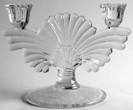 Bridal Bouquet (Stem #35) Double Light Candlestick