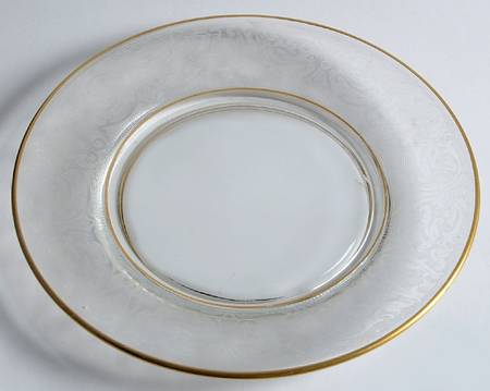 Brocade Gold (Stem L31) Luncheon Plate