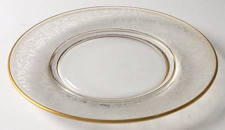 Brocade Gold (Stem L31) Luncheon Plate