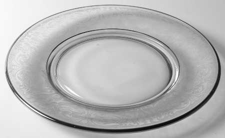 Brocade Silver (Stem L31) Luncheon Plate