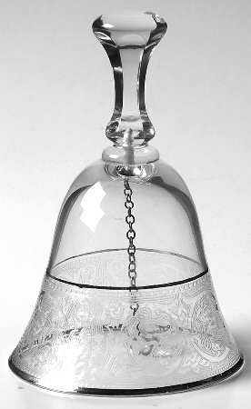Brocade Silver (Stem L31) Bell
