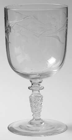 Bridal Wreath Water Goblet
