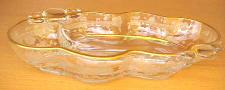 Buttercup (Gold Trim, Stem 86) 8' Oblong 2 Part Relish