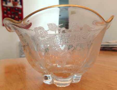 Buttercup (Gold Trim, Stem 86) Mayonnaise Bowl, Bowl Only