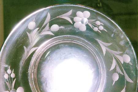 Carnation Salad Plate