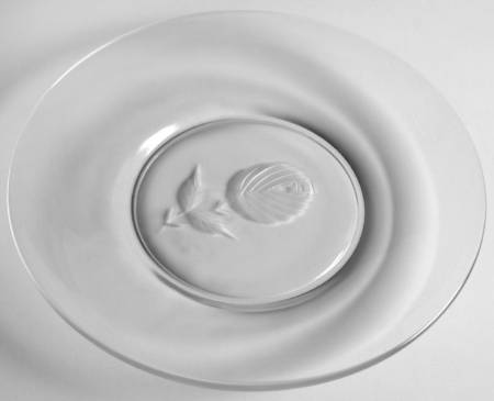 Carlton Rose Luncheon Plate
