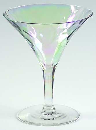 Catalina Iridescent Champagne/Tall Sherbet by Glastonbury - Lotus