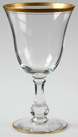 Colonial II (Stem 98, Gold Trim) by Glastonbury - Lotus