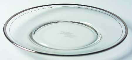Colonial 92 (Platinum Trim) Luncheon Plate