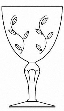 Crest Water Goblet