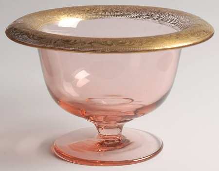 Decoration 889 Rose (Gold Encrusted) Mayonnaise Bowl, Bowl Only